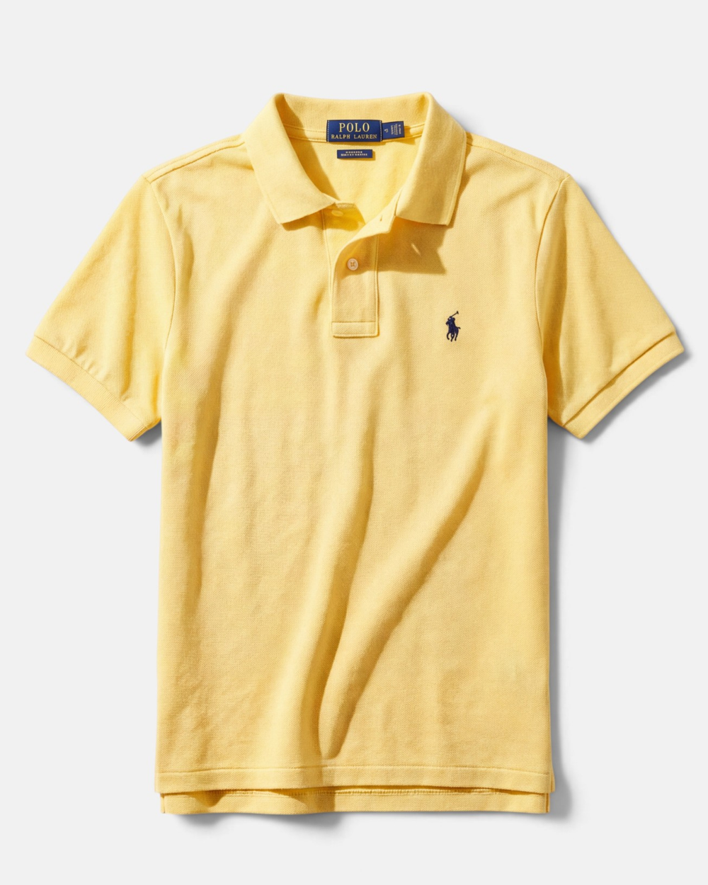 חולצת פולו צהובה לוגו נייבי Polo Ralph Lauren