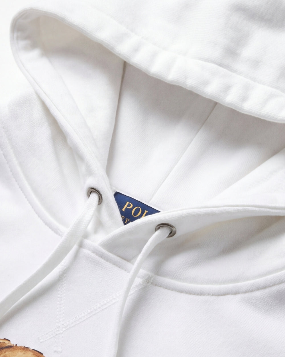 קפוצ׳ון דובי לבן Polo Ralph Lauren