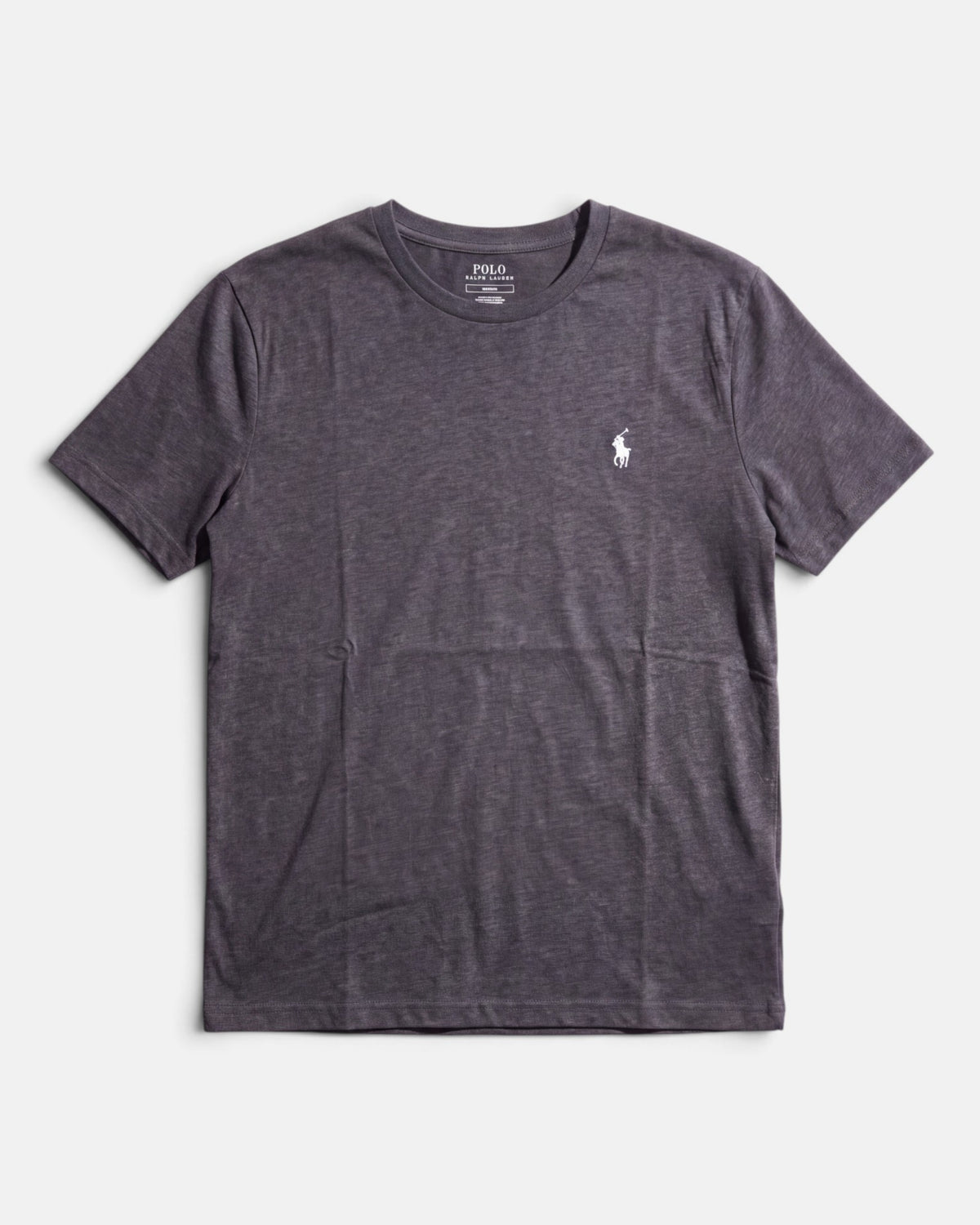 חולצת טי-שירט אפור כהה לוגו אפור בהיר Polo Ralph Lauren