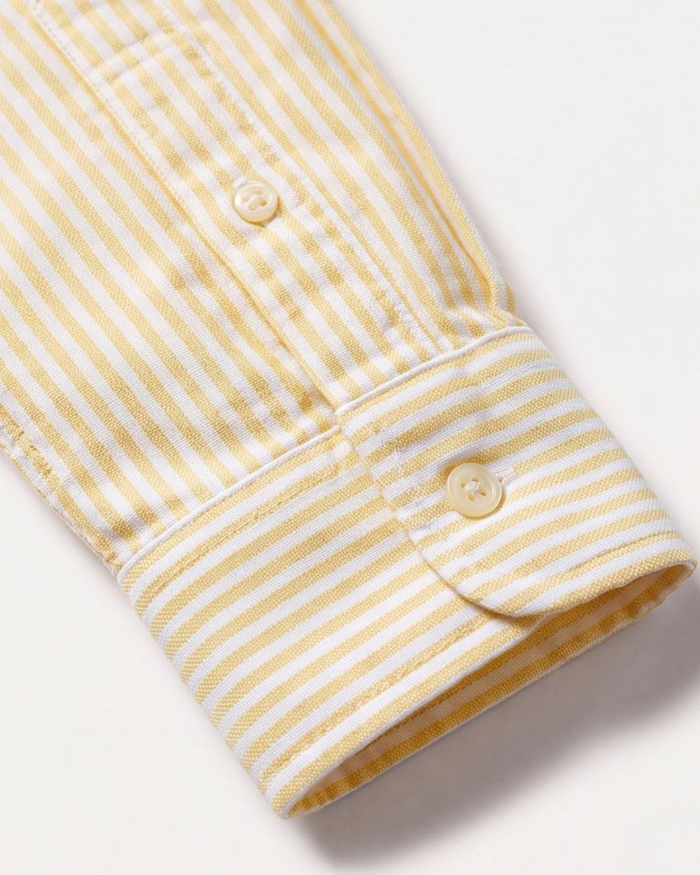 מכופתרת אוקספורד פסים צהוב-לבן לוגו צבעוני Polo Ralph Lauren