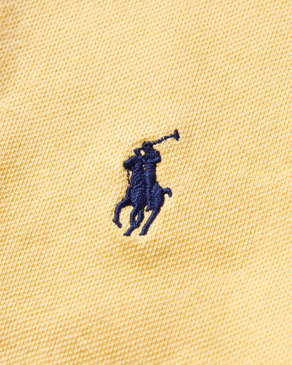 חולצת פולו צהובה לוגו נייבי Polo Ralph Lauren