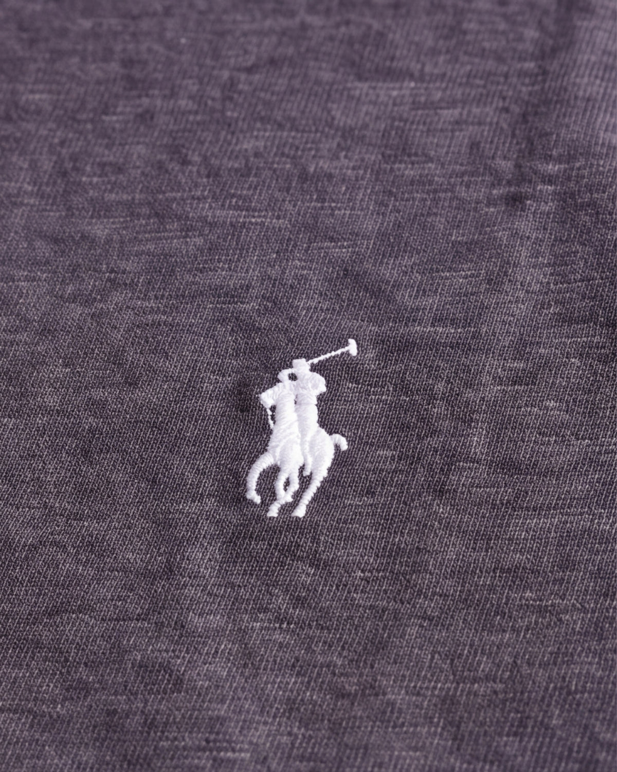 חולצת טי-שירט אפור כהה לוגו אפור בהיר Polo Ralph Lauren