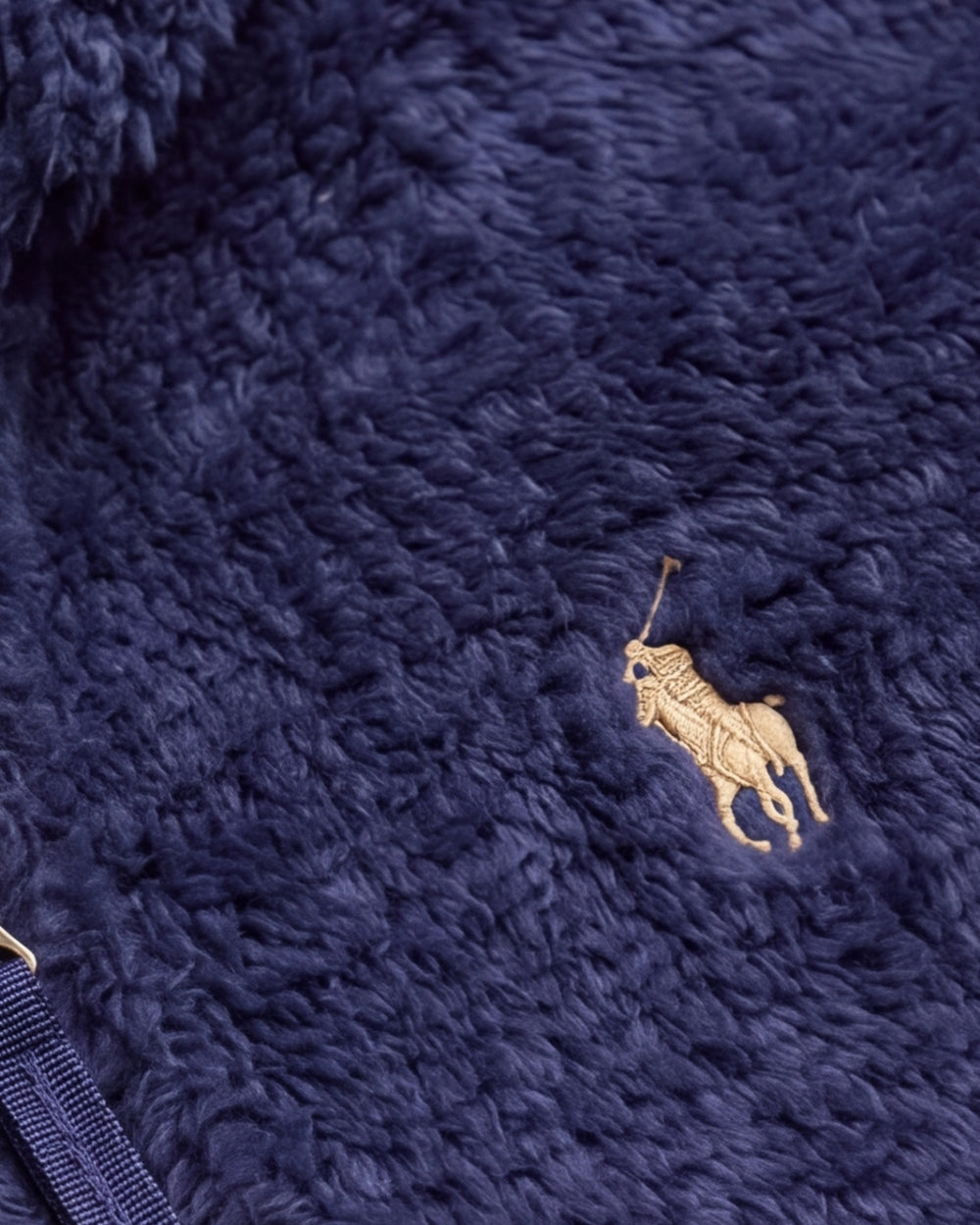 קפוצ׳ון נייבי פרווה לוגו ב׳ז Polo Ralph Lauren