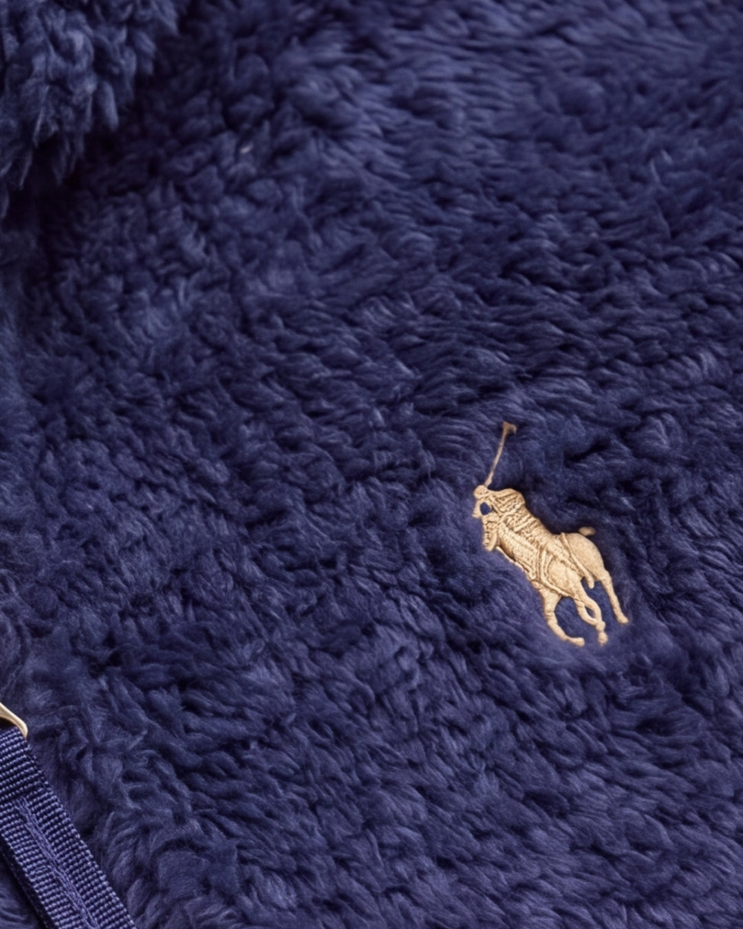 קפוצ׳ון נייבי פרווה לוגו ב׳ז Polo Ralph Lauren