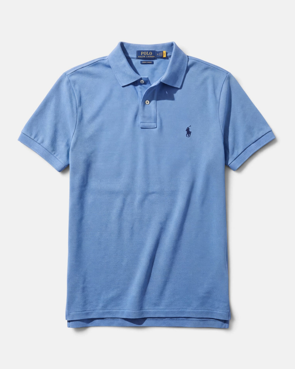 חולצת פולו תכלת כותנה לוגו נייבי Polo Ralph Lauren