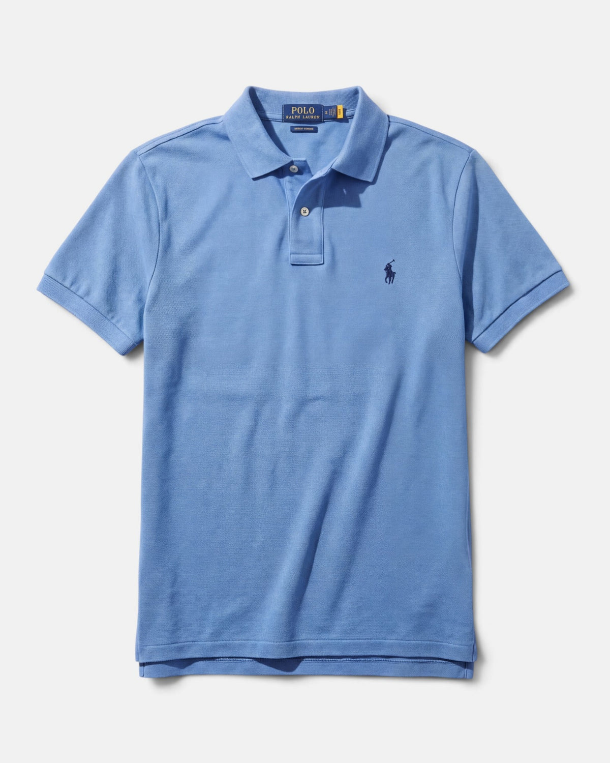 חולצת פולו תכלת כותנה לוגו נייבי Polo Ralph Lauren