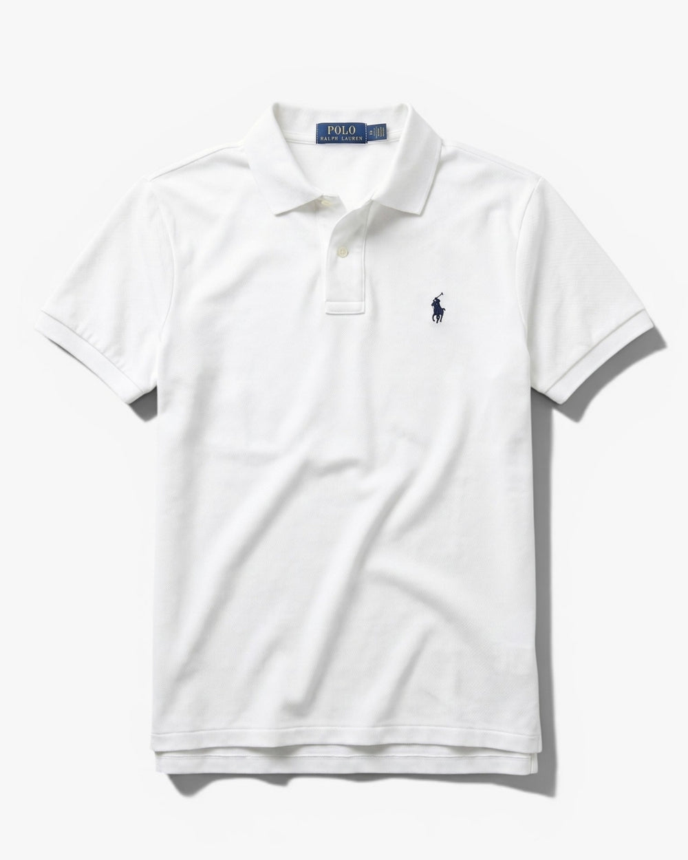 חולצת פולו לבנה לוגו כחול Polo Ralph Lauren