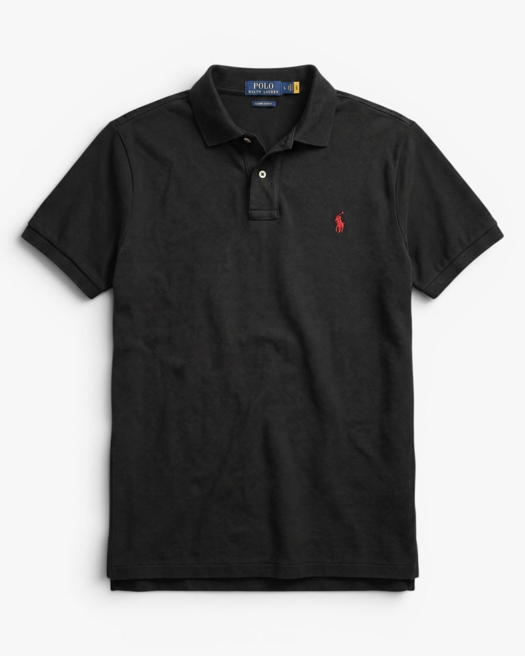 חולצת פולו שחורה לוגו אדום Polo Ralph Lauren