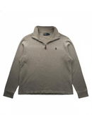 ‏RL Brown & Dark brown Logo Half-Zip