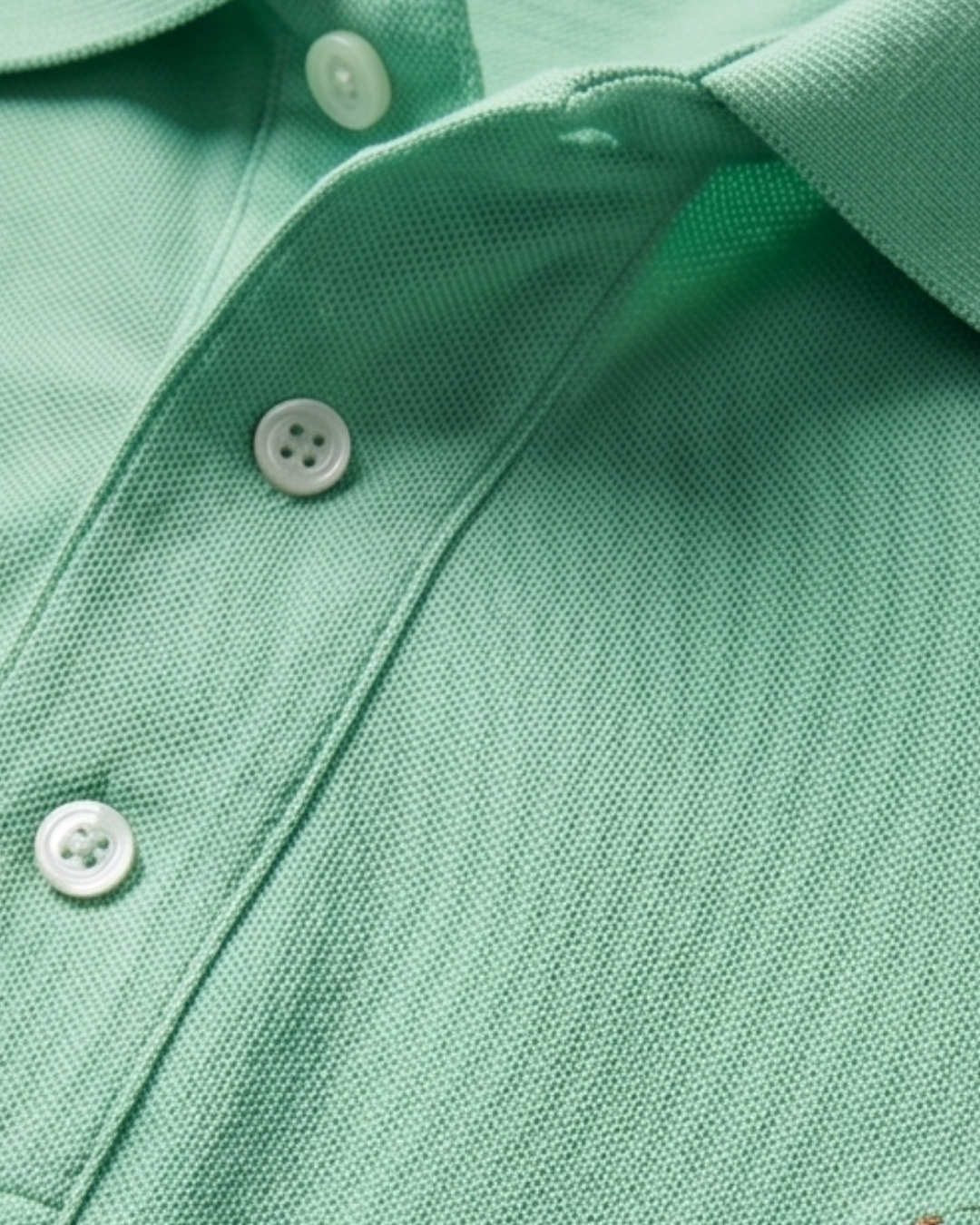 חולצת פולו ירוקה מכותנה לוגו צבעוני Polo Ralph Lauren