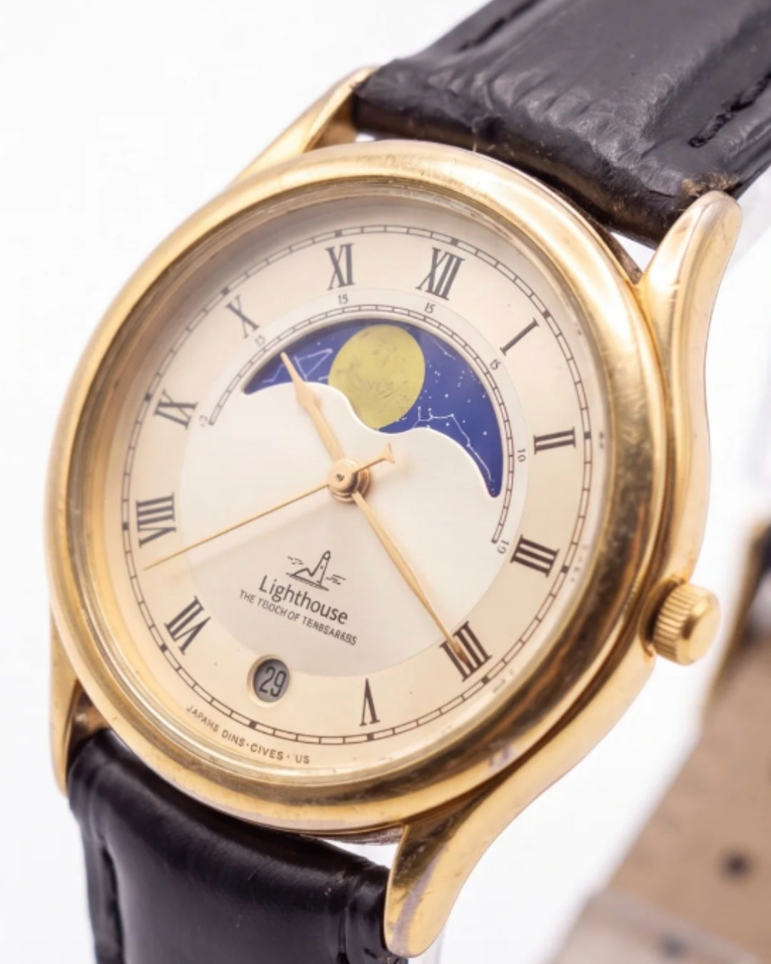 שעון וינטג׳ Lighthouse Moonphase