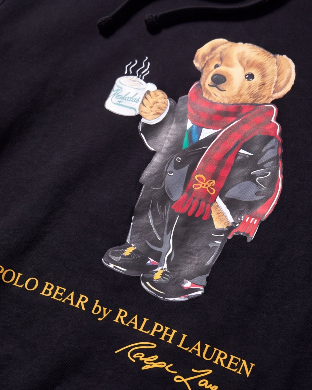 קפוצ׳ון דובי שחור Polo Ralph Lauren