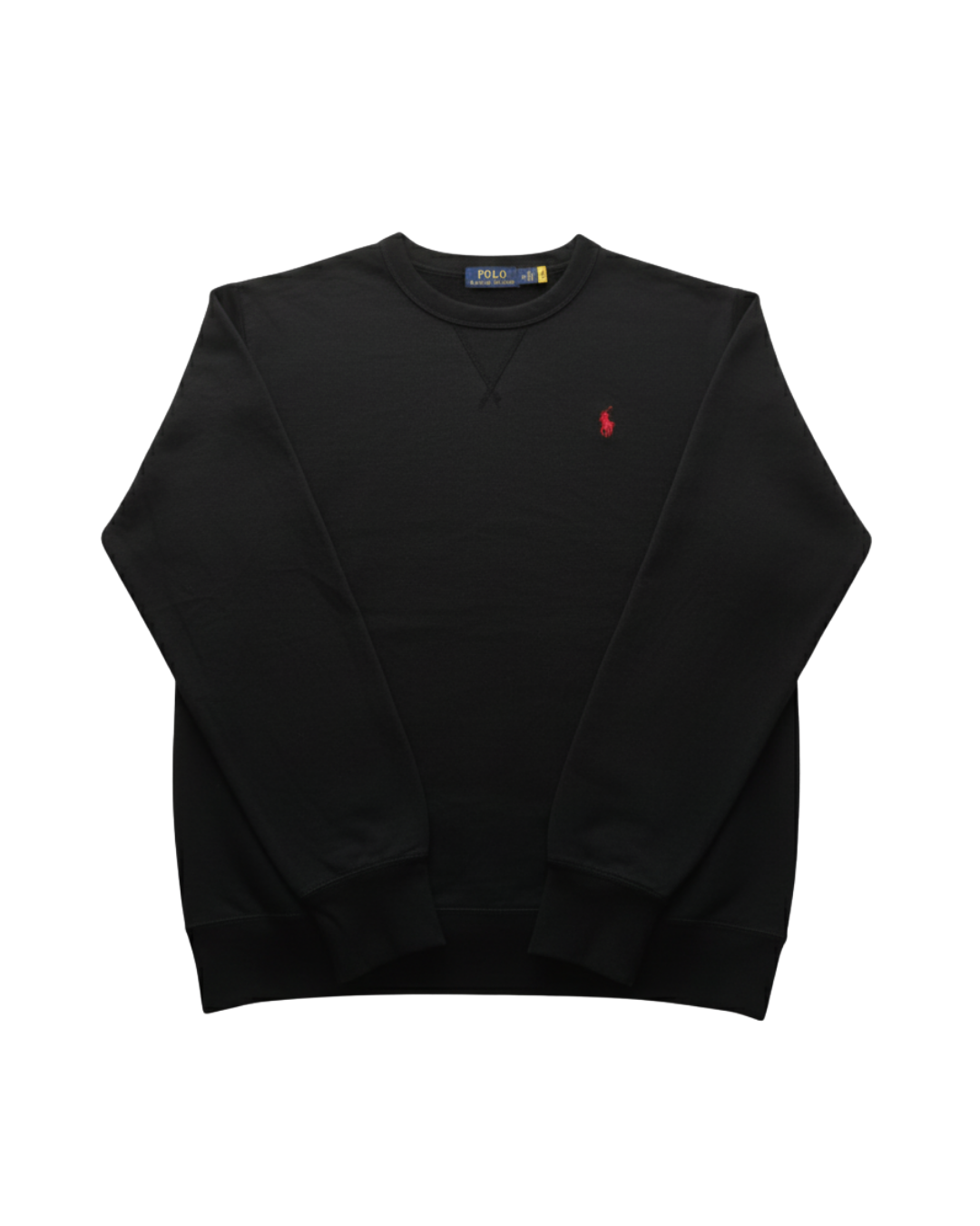 ‏RL Black & Red Logo Sweater