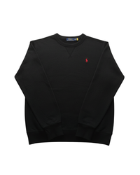 ‏RL Black & Red Logo Sweater