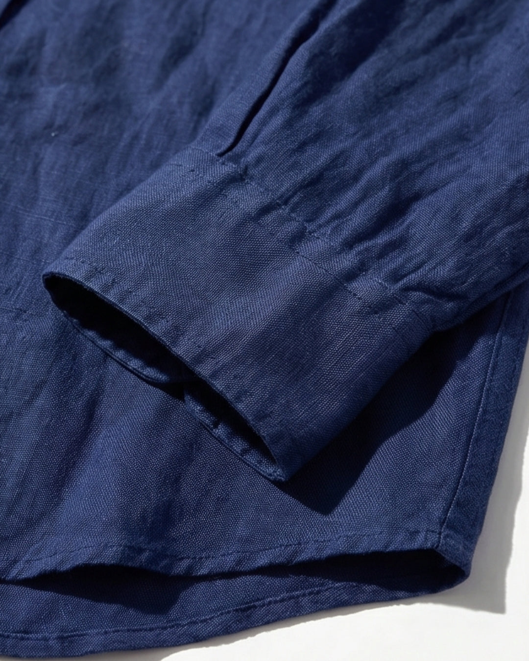 מכופתרת פשתן נייבי לוגו לבן Polo Ralph Lauren