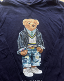 ‏RL Navy & Polo Bear Thin Hoodies