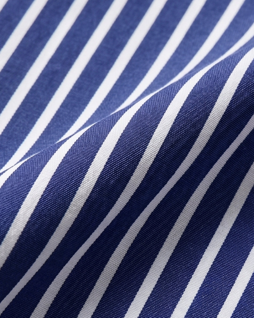 מכופתרת כותנה פסים נייבי-לבן לוגו זהב Polo Ralph Lauren