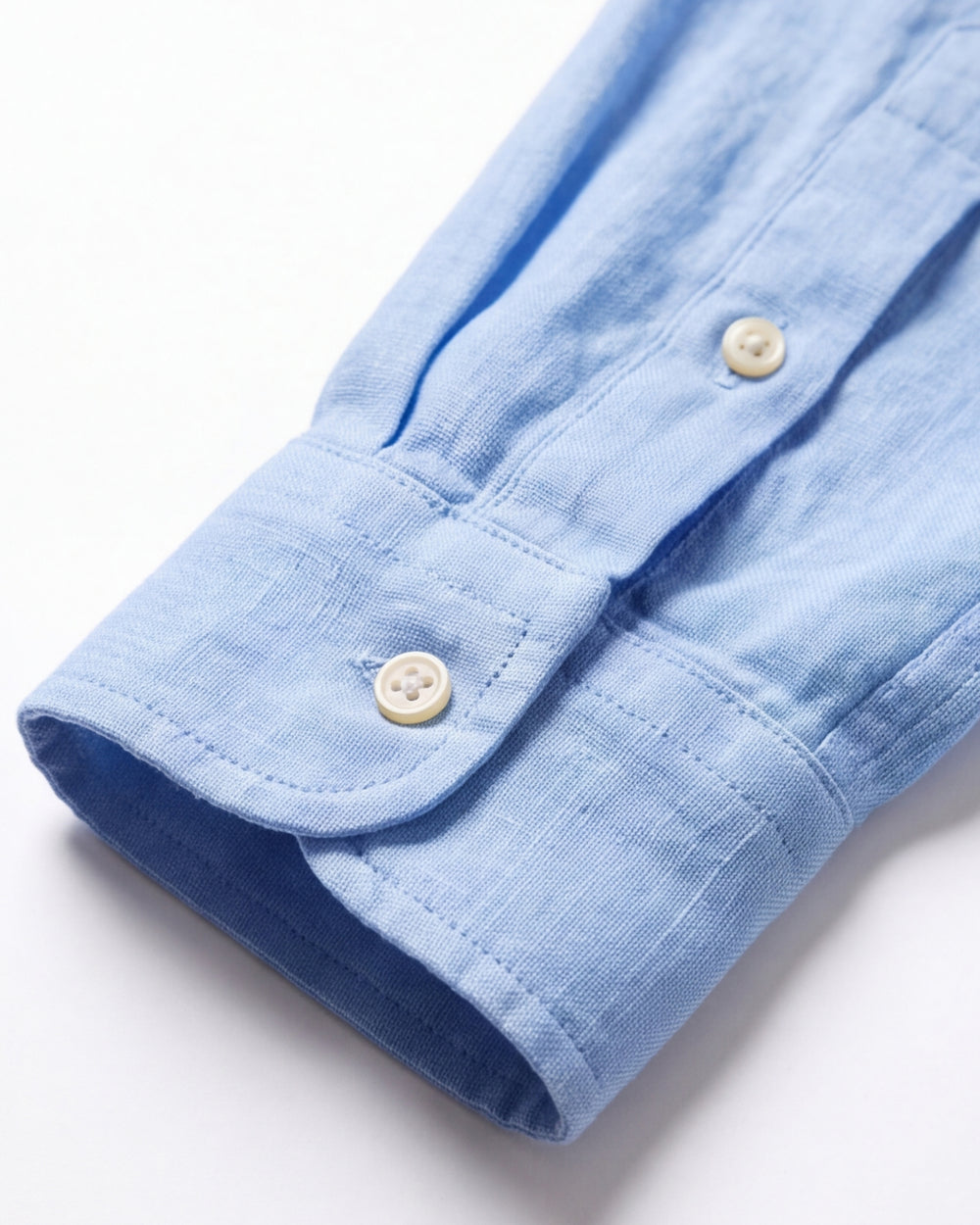 מכופתרת פשתן תכלת לוגו נייבי Polo Ralph Lauren