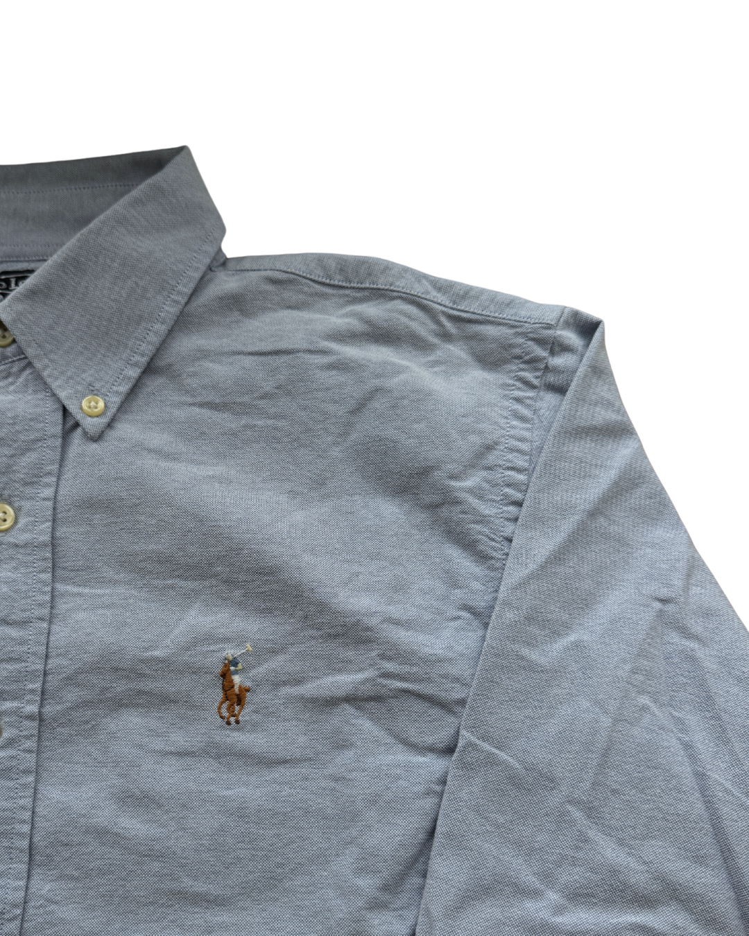 ‏RL Light blue & colorful Logo Shirt