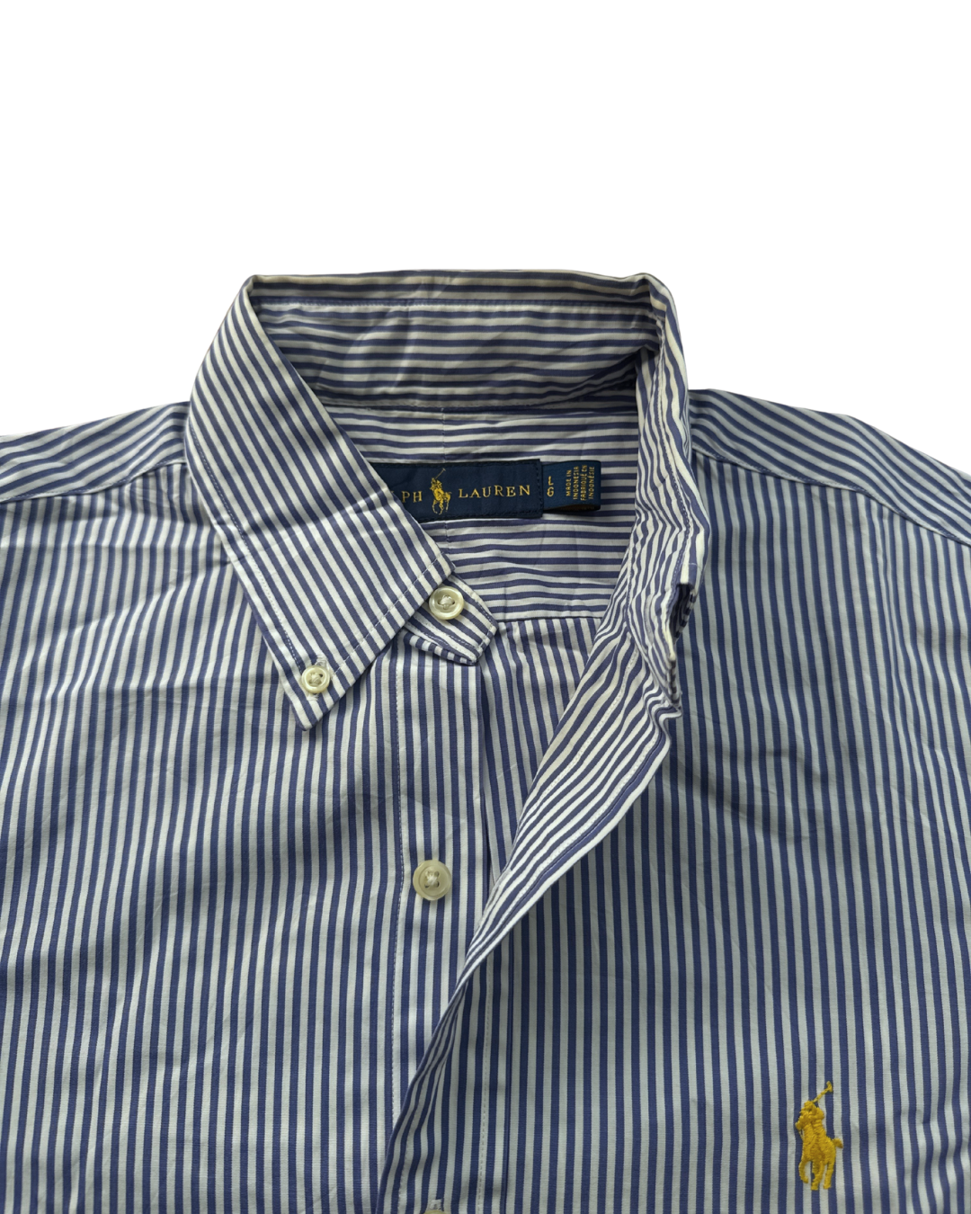 ‏RL Dark Blue & Gold Logo Shirt