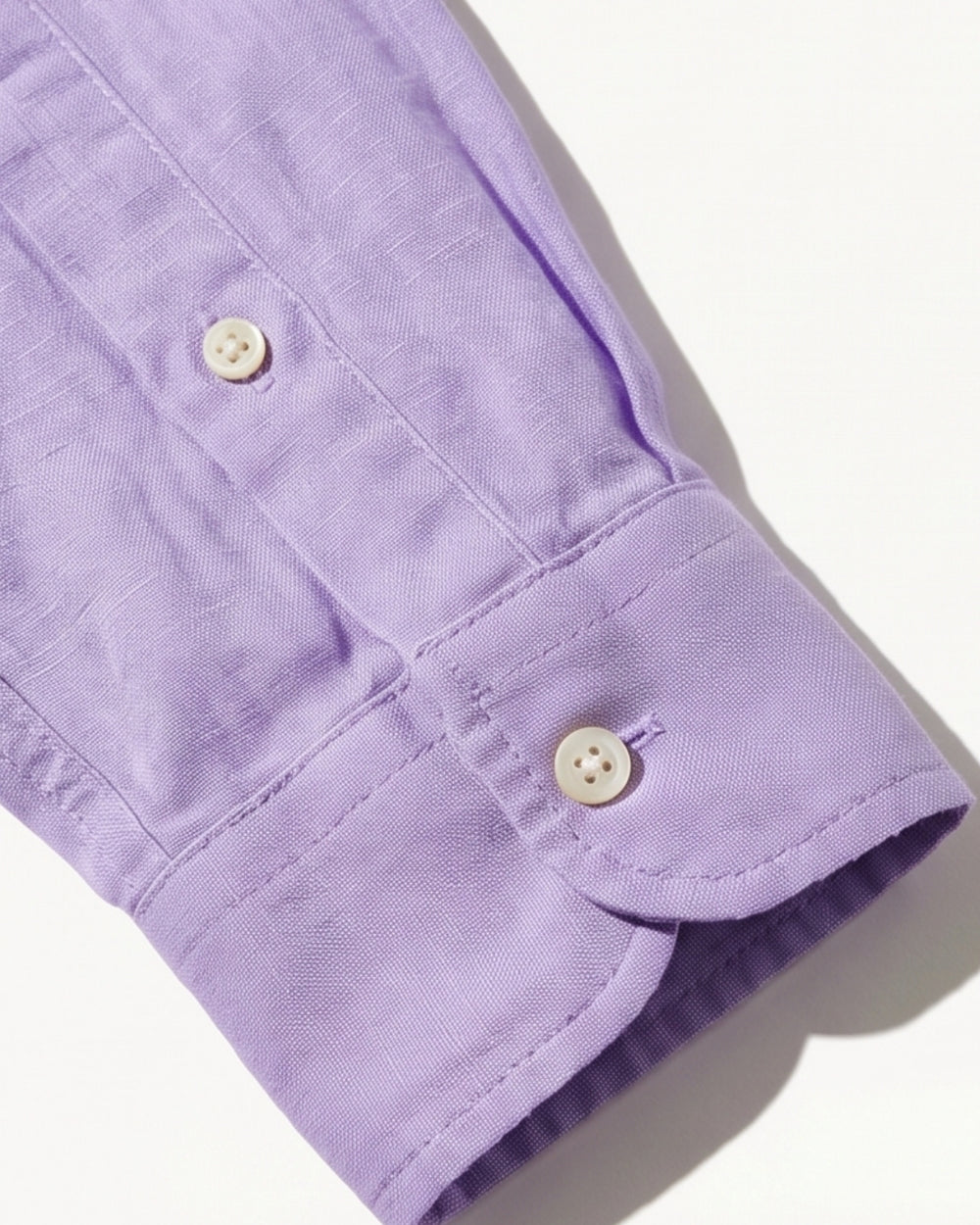 מכופתרת פשתן סגולה לוגו לבן Polo Ralph Lauren