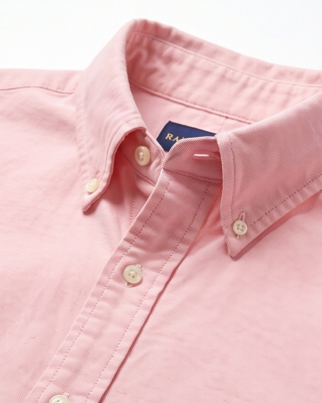 מכופתרת אוקספורד ורודה לוגו צבעוני Polo Ralph Lauren