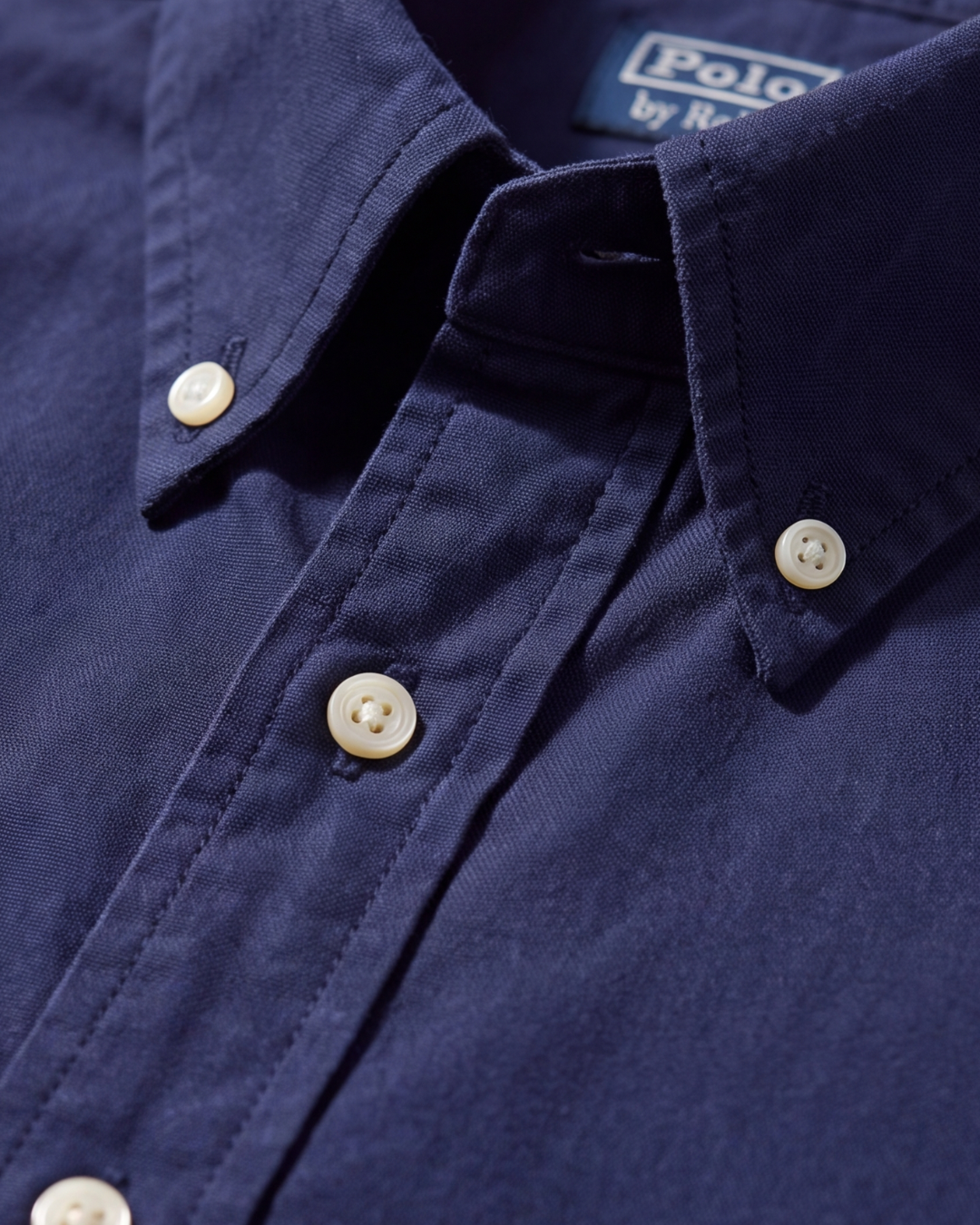 מכופתרת כותנה נייבי לוגו אדום Polo Ralph Lauren