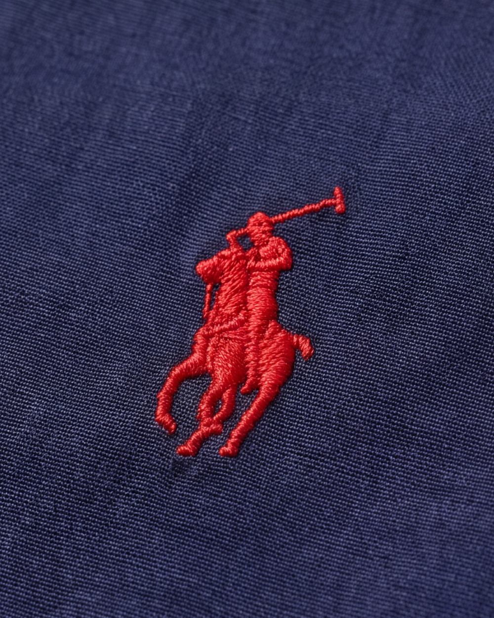 מכופתרת כותנה נייבי לוגו אדום Polo Ralph Lauren