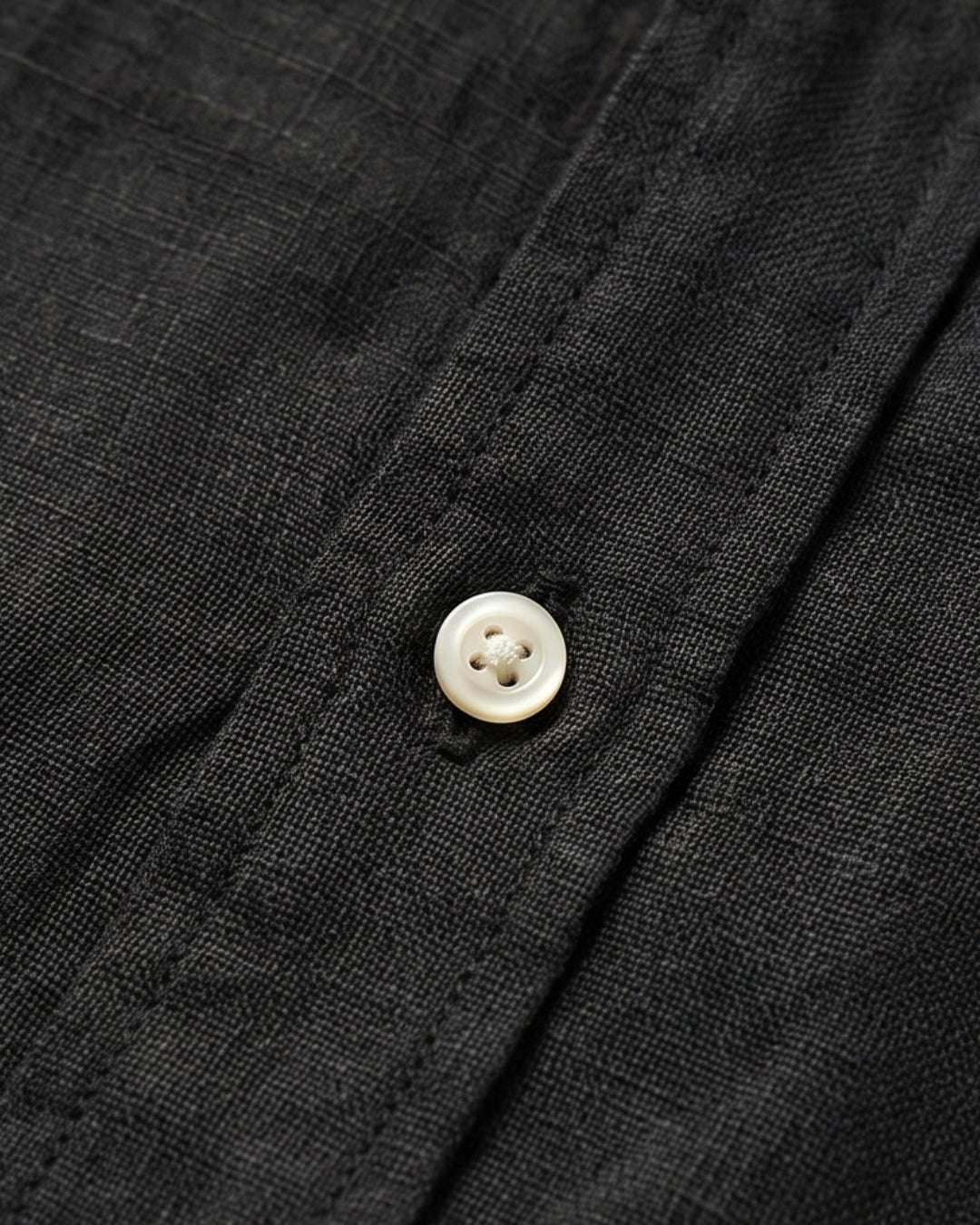 מכופתרת פשתן שחורה לוגו אדום Polo Ralph Lauren