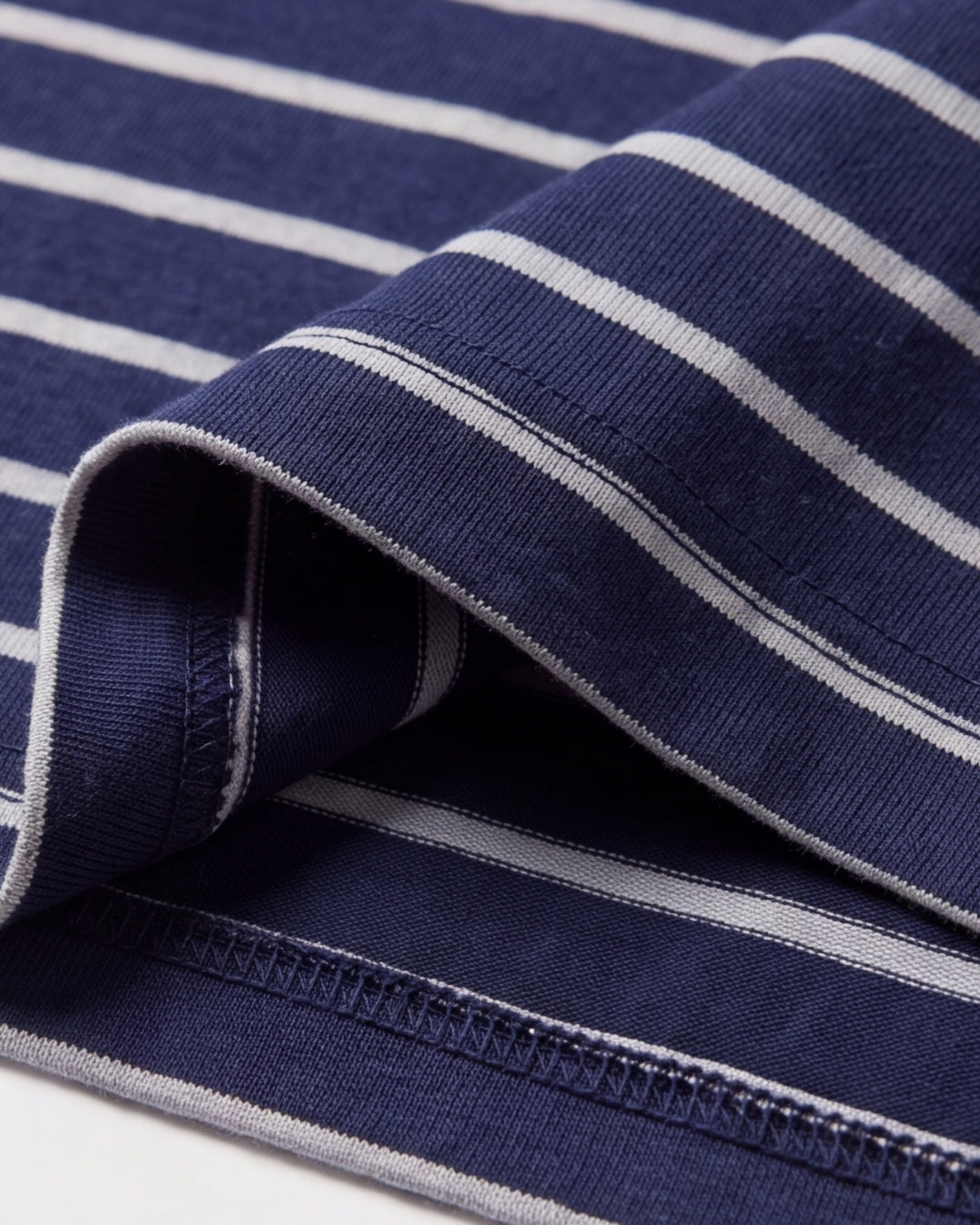 חולצת פולו כותנה פסים כחול-אפור לוגו צבעוני Polo Ralph Lauren
