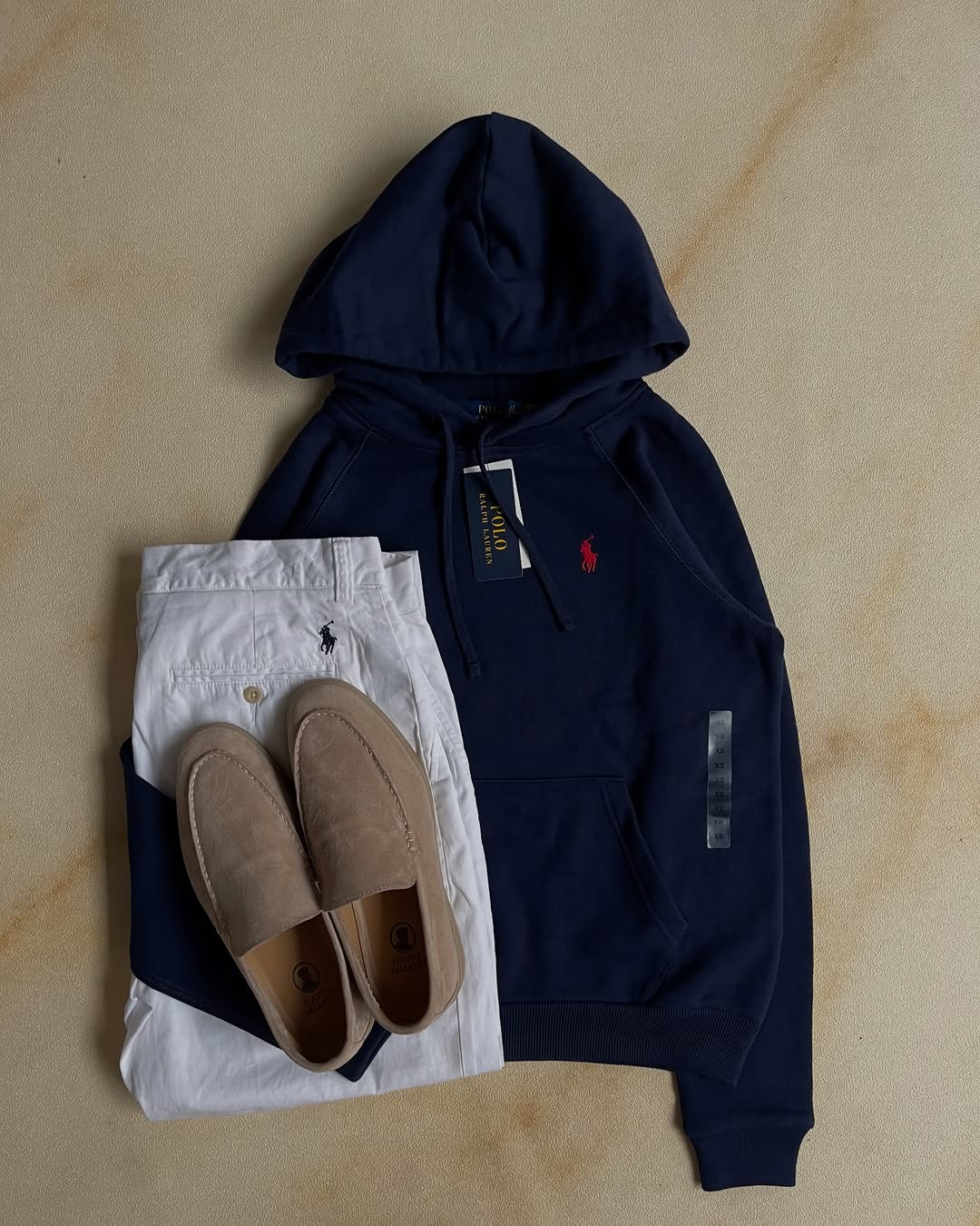 Hoodie Ralph Lauren - Navy&amp;Red