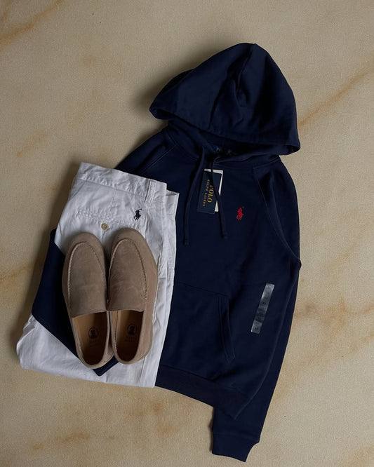 Hoodie Ralph Lauren - Navy&amp;Red