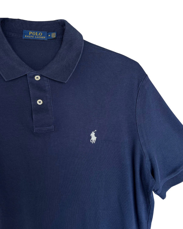 ‏RL Navy & White Logo Soft Polo Shirt