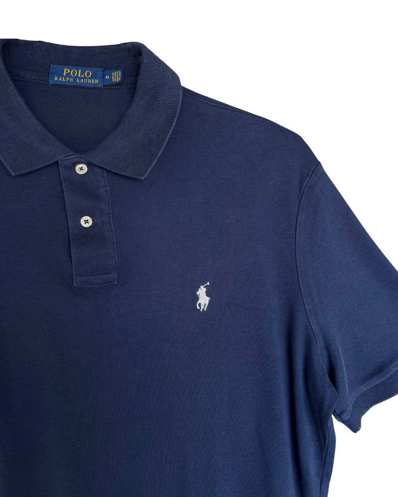 ‏RL Navy & White Logo Soft Polo Shirt