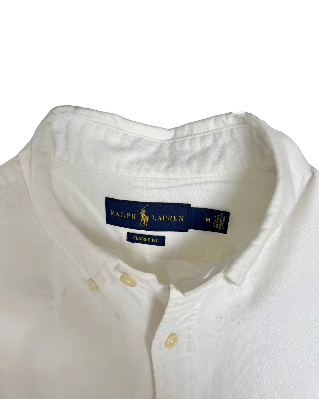 ‏RL White & Colorful Logo Shirt