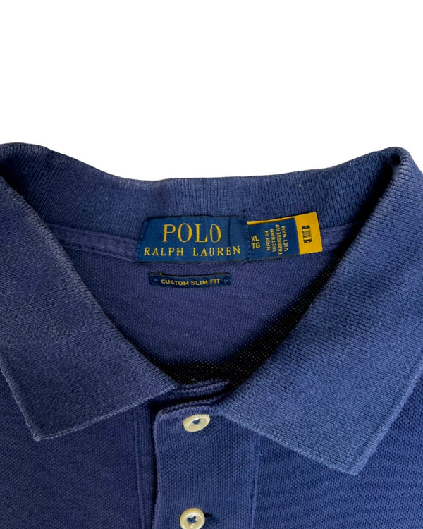 RL Navy & Red Logo Polo Shirt