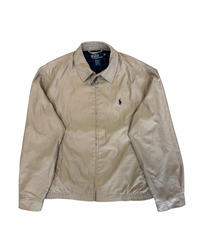 ‏RL Walnut & Navy Logo Bomber Jacket