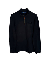 ‏RL Black & White Logo Half-Zip