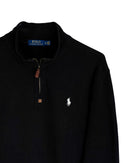 ‏RL Black & White Logo Half-Zip