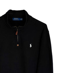 ‏RL Black & White Logo Half-Zip