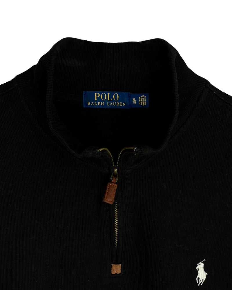 ‏RL Black & White Logo Half-Zip