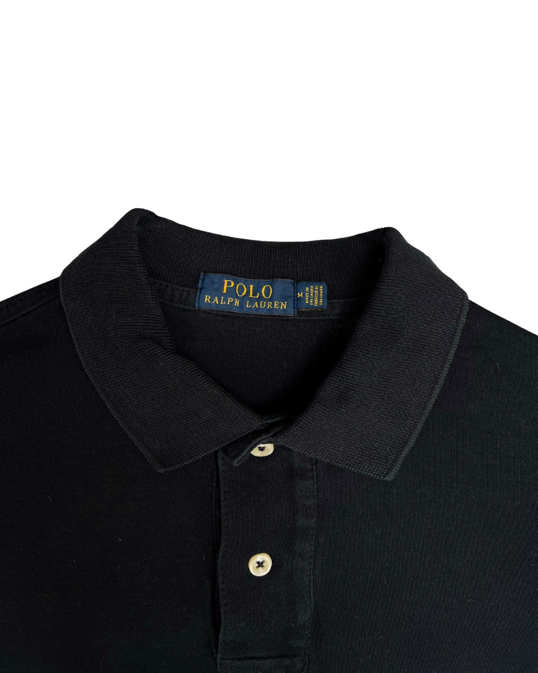 RL Black & White Logo Soft Polo Shirt