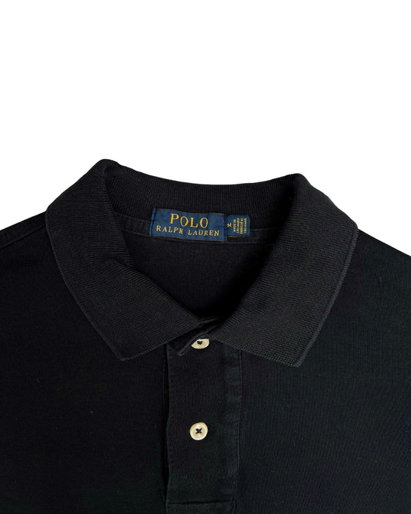 RL Black & White Logo Soft Polo Shirt