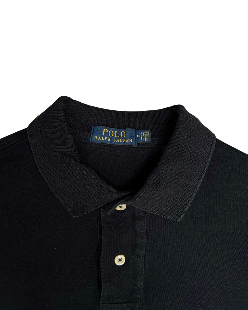 RL Black & White Logo Soft Polo Shirt