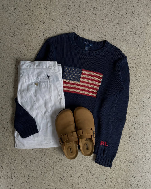 Knitwear Ralph Lauren flag - navy