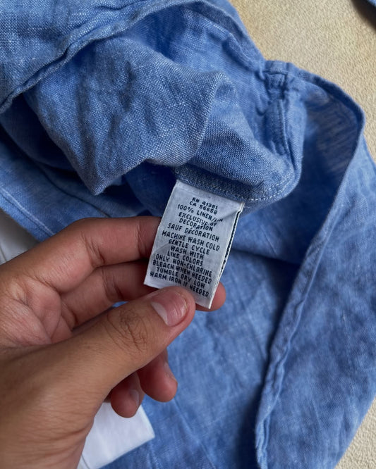 Kemeja Ralph Lauren - Light blue&amp;Light blue