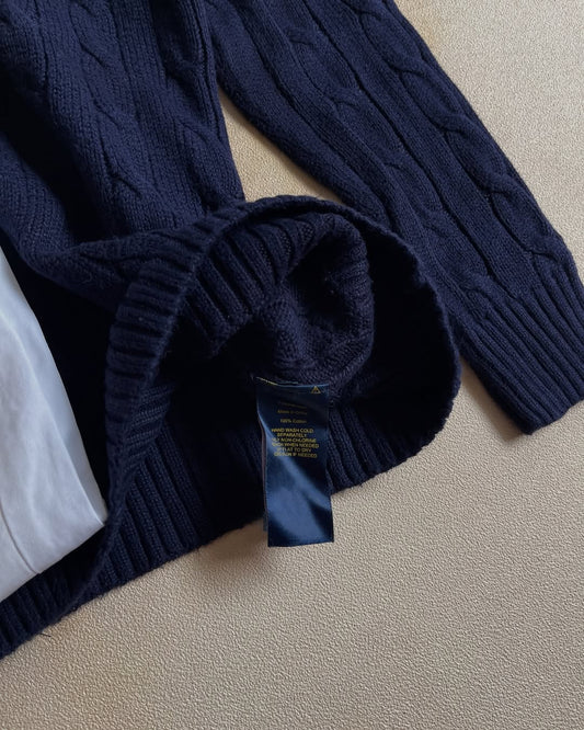 Cable knit Ralph Lauren - Navy&amp;Red