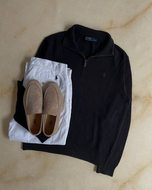 Halfzip Ralph Lauren - Black&amp;Purple