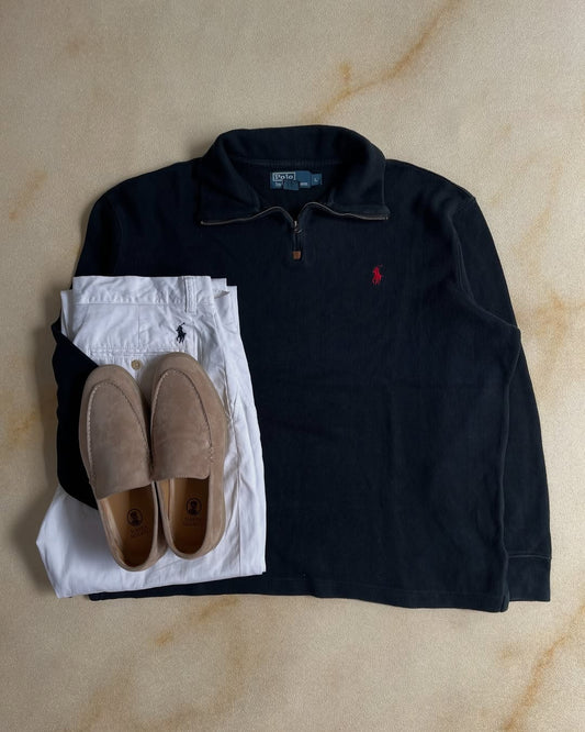 Halfzip Ralph Lauren - Navy&amp;Red