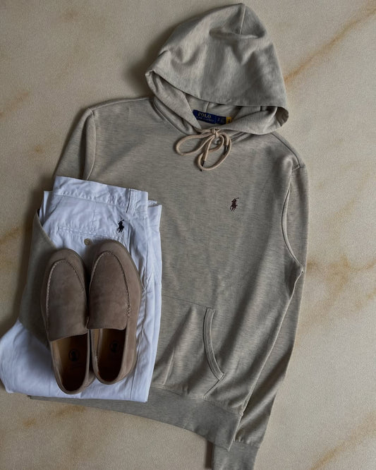 Hoodie Ralph Lauren - Beige&amp;Brown